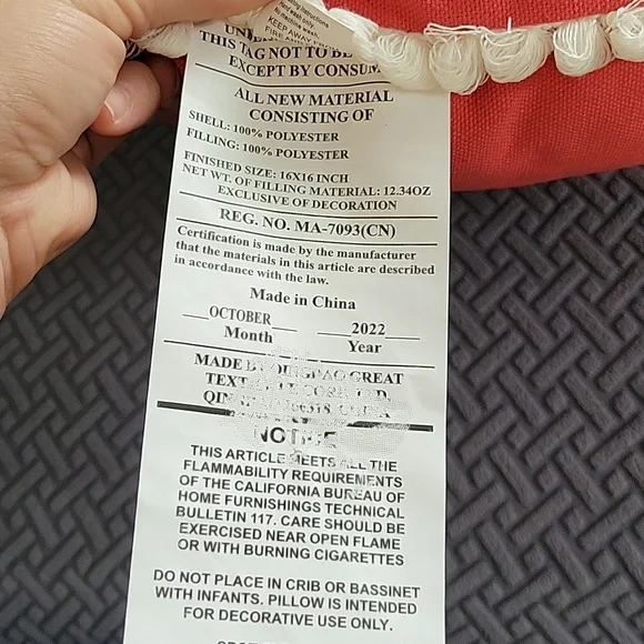 Embroidered Spring Bunny Pillow - Picture 7 of 7